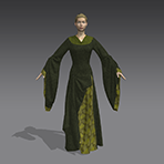 LOTR Eowyn's Gown in Marvelous Designer